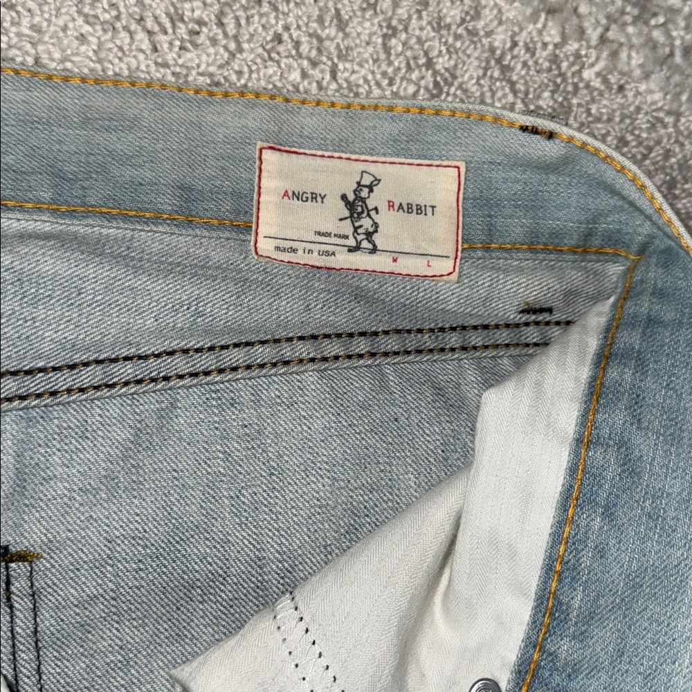 Angry Rabbit Distressed Jeans - Size 29 - Picture 3 of 5